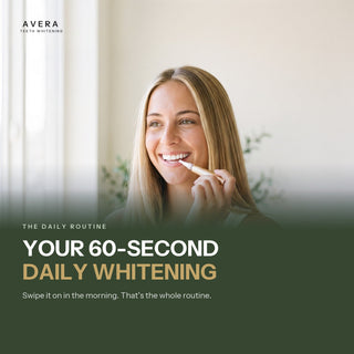 Your 60-second daily whitening routine