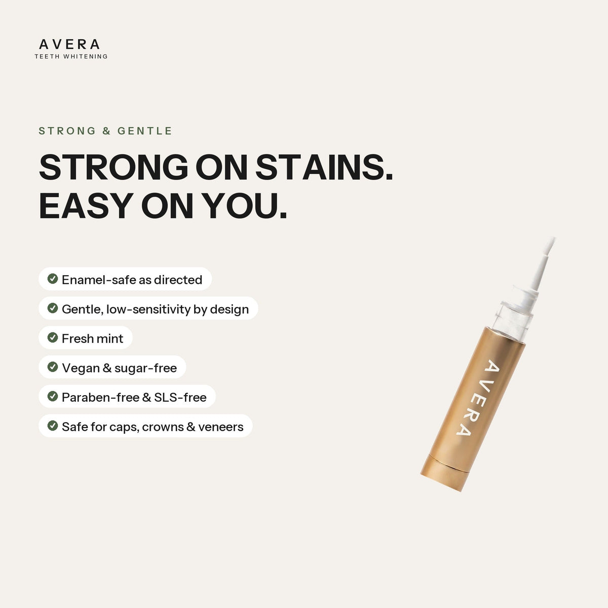 Strong on stains, easy on you