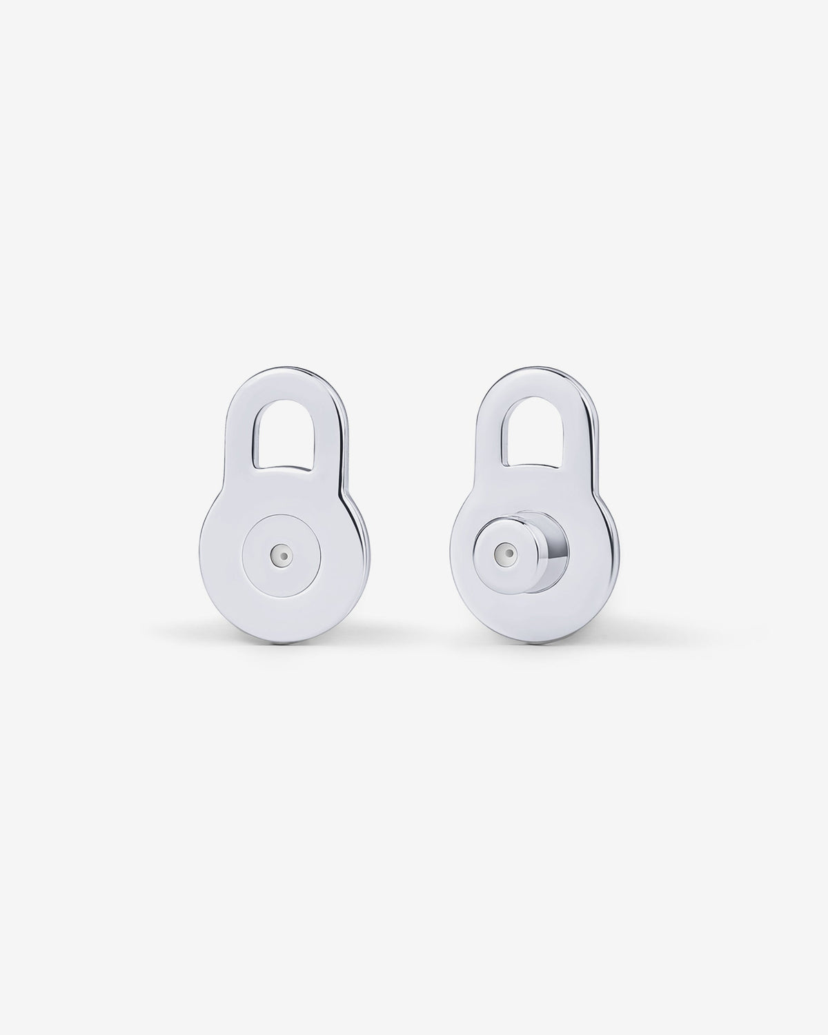 White Gold lobe lifters worn