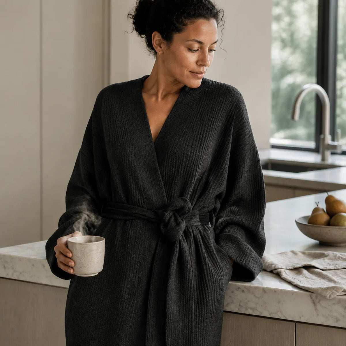 Double-Sided Fleece Robe