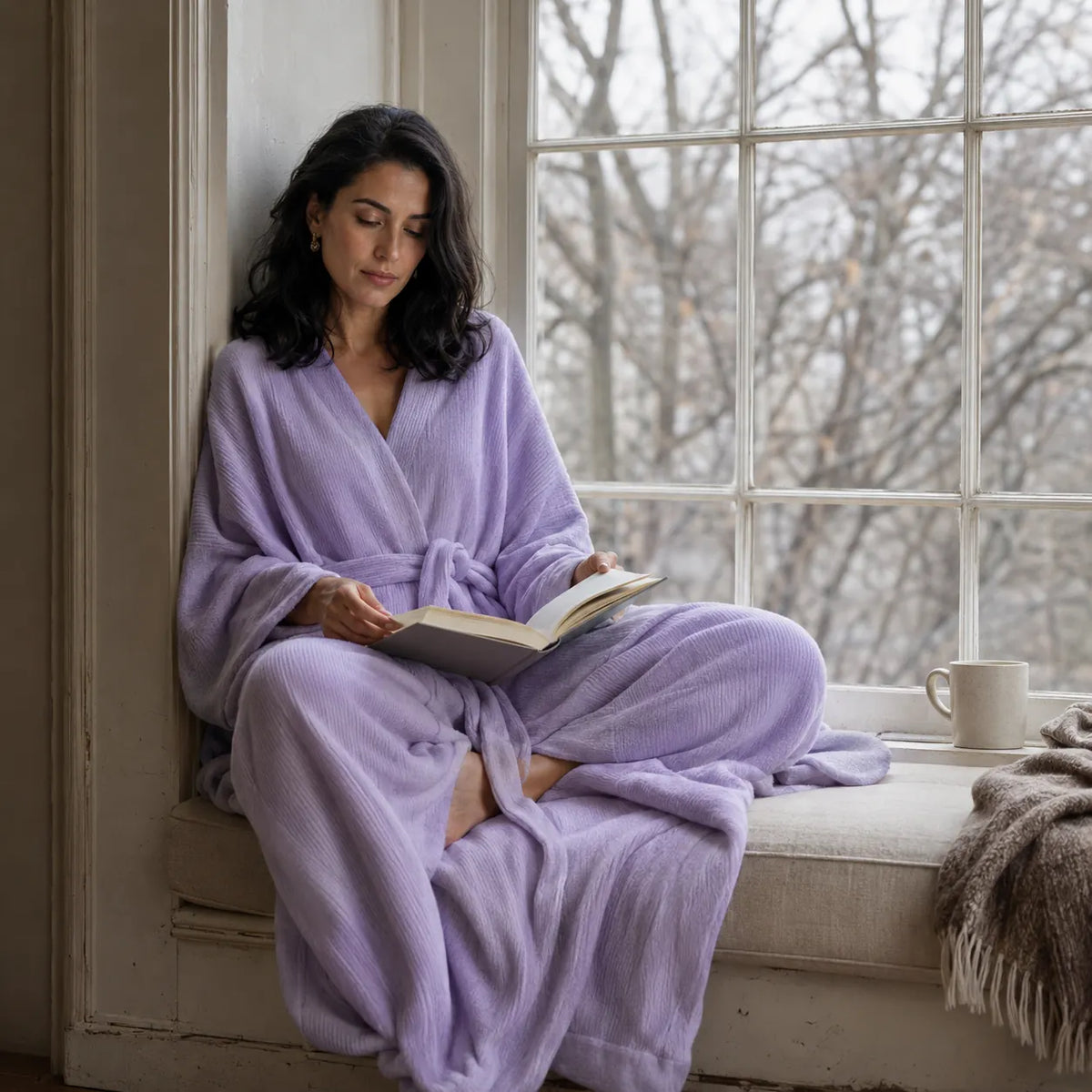 Double-Sided Fleece Robe