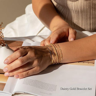 The gold stack worn every day