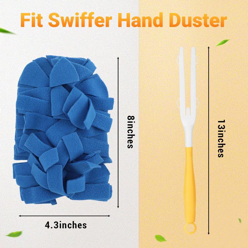 Refill 8 by 4.3 inches, handle 13 inches, fits Swiffer hand dusters