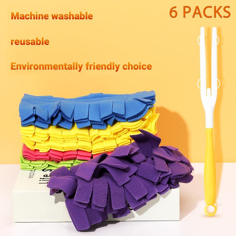 Assorted colours, machine washable, reusable