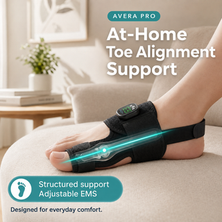 At-home toe alignment support