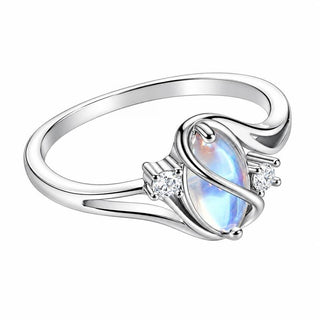 Side view of the Avera Moonstone Ring
