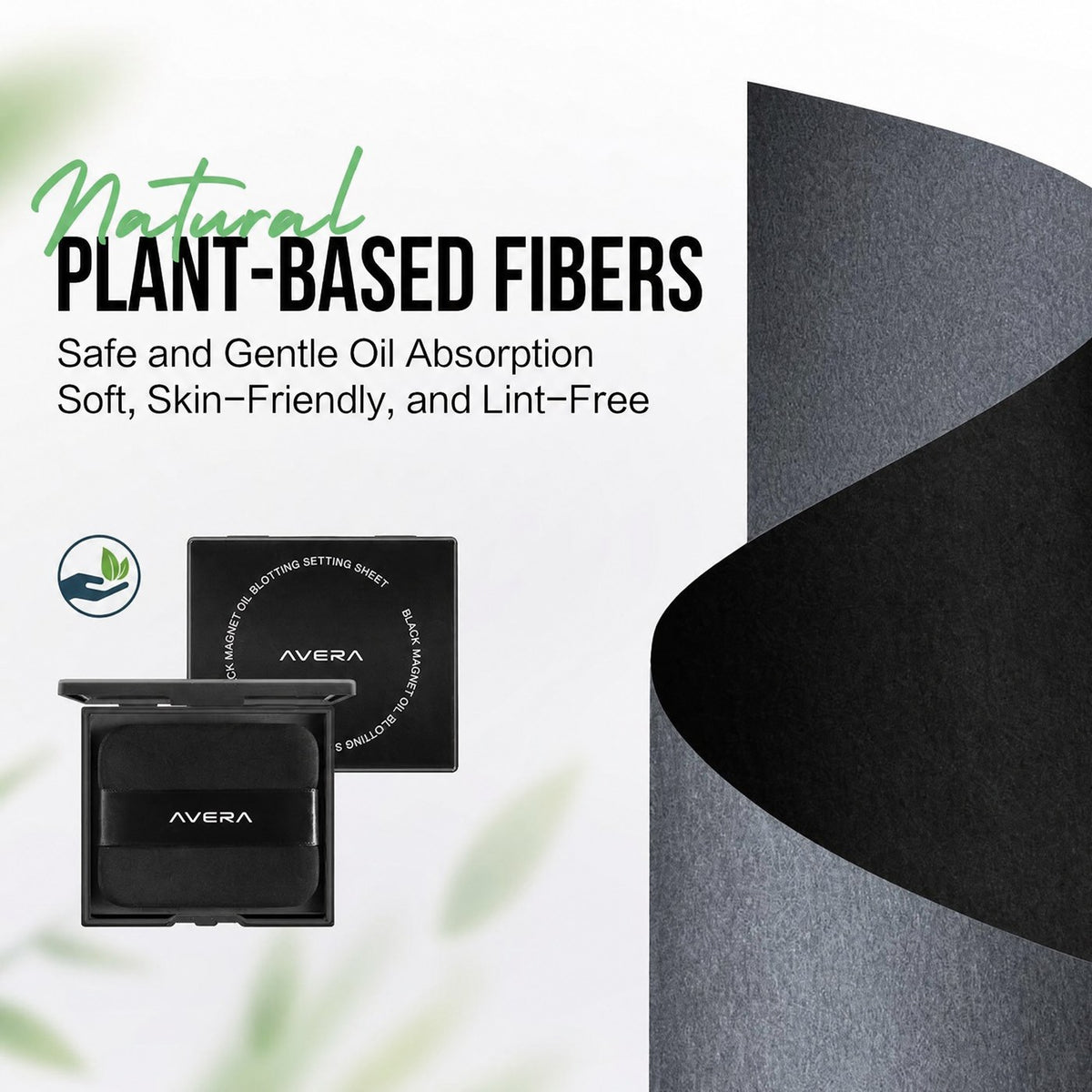 Plant-based fibers, soft and lint-free