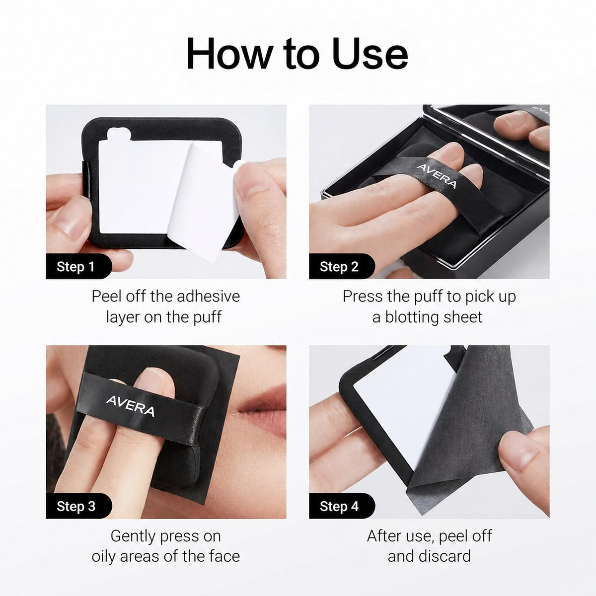 How to use in four steps