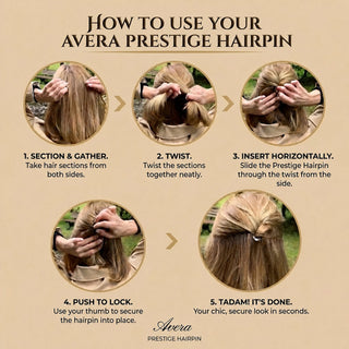 How to use your Avera Prestige HairPin