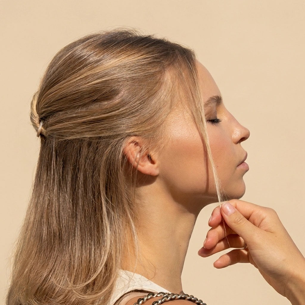 Sliding the Prestige HairPin into place