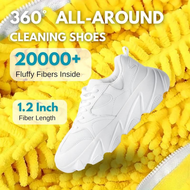 Close up of the plush fibres that surround the shoe for 360 degree cleaning