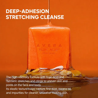 The high-viscosity formula clings to uneven skin