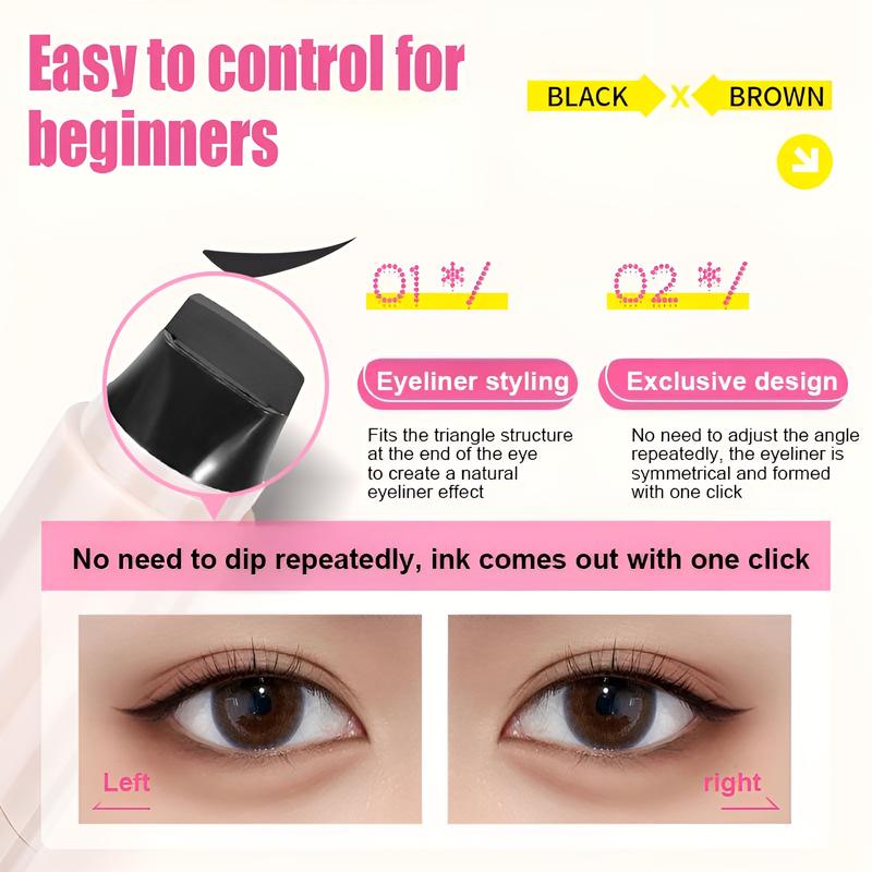 Left and right stamps giving a matching wing on both eyes