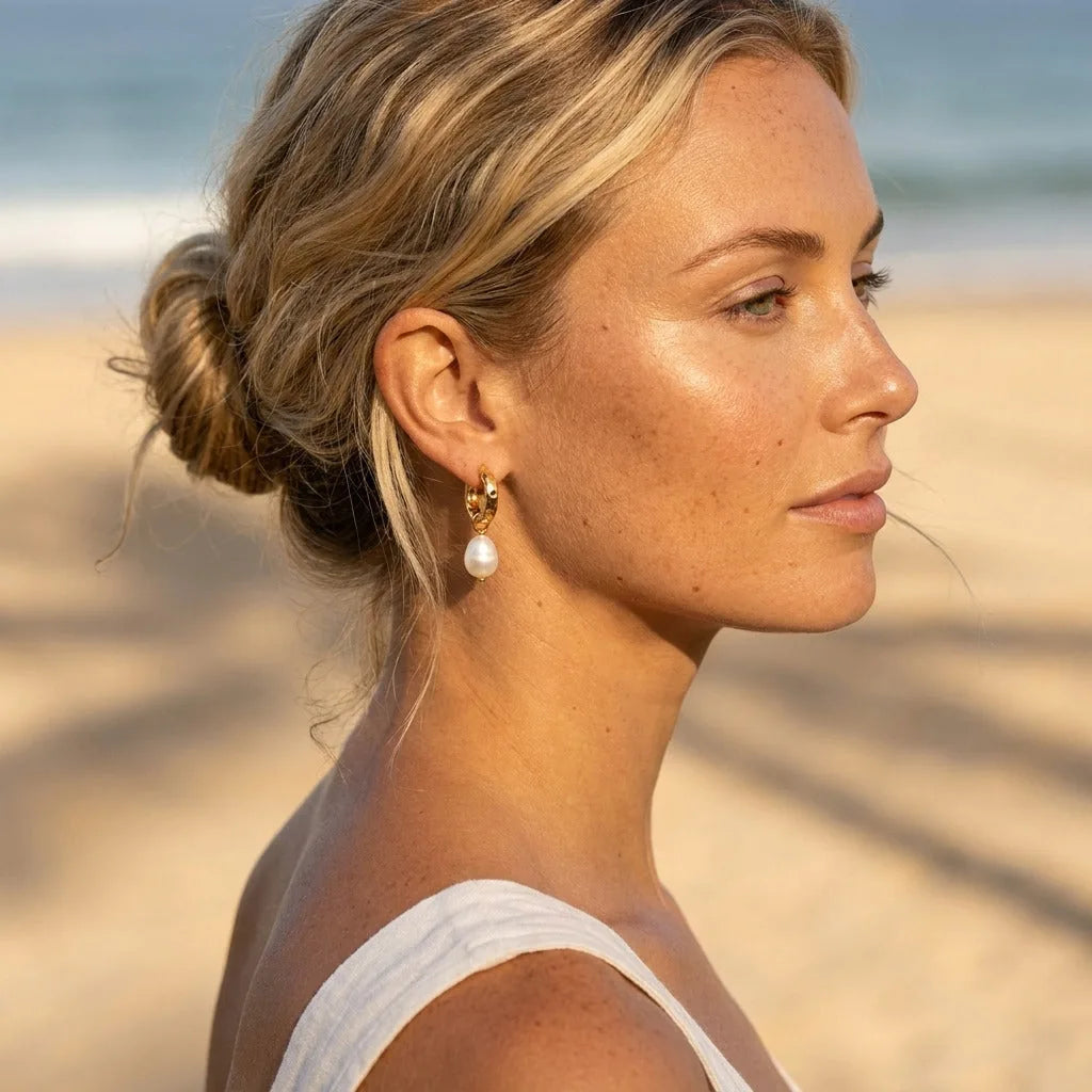 Pearl Earrings by Avera Paris