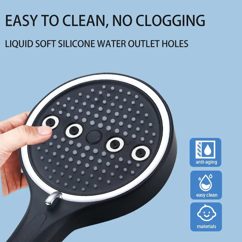 Easy to clean silicone water outlet holes, no clogging