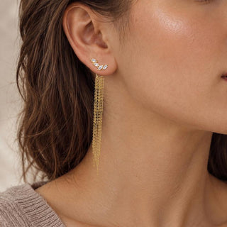 The crystal stud style worn