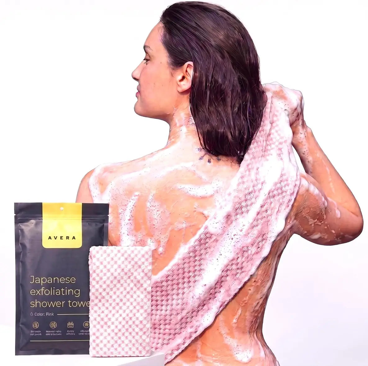 Avera Japanese Exfoliating Washcloth