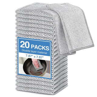 Non-scratch wire dishcloths, double layer