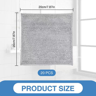 20 by 20 cm, 7.87 inch square