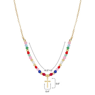 Faith Cross Necklace dimensions