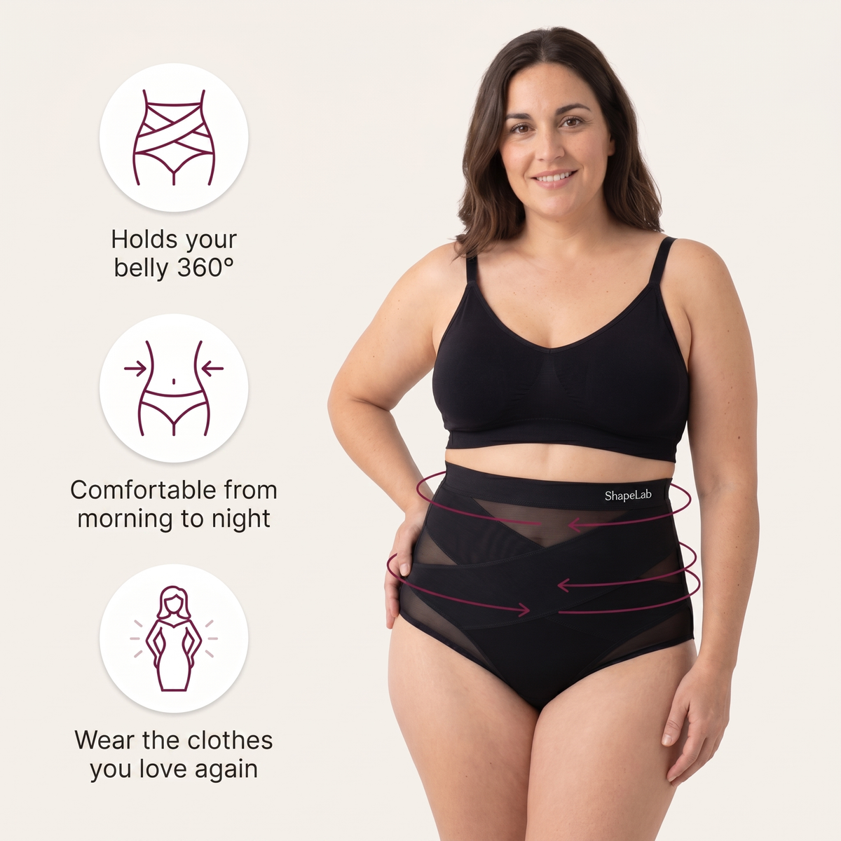 Avera Sculpt Brief postpartum support 5