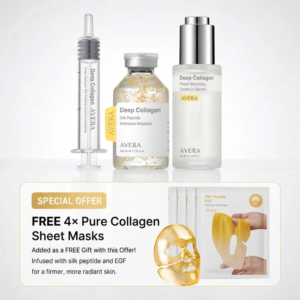 Silk Collagen & Peptide Face-Lift Duo