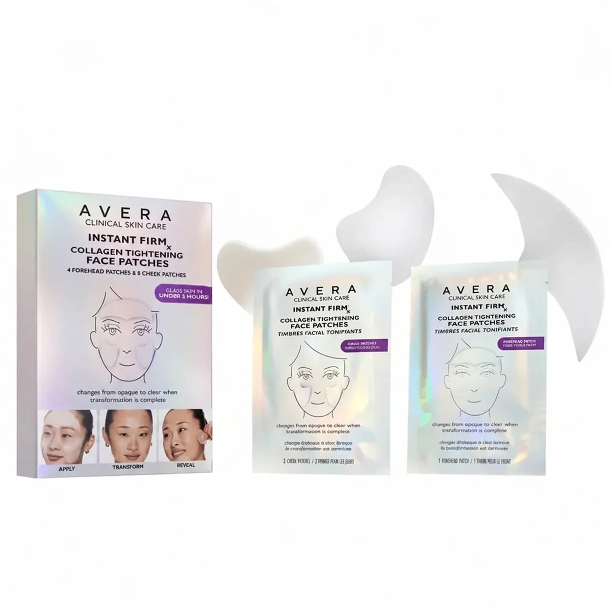 Collagen Tightening Face Patches, Glass Skin Face Mask