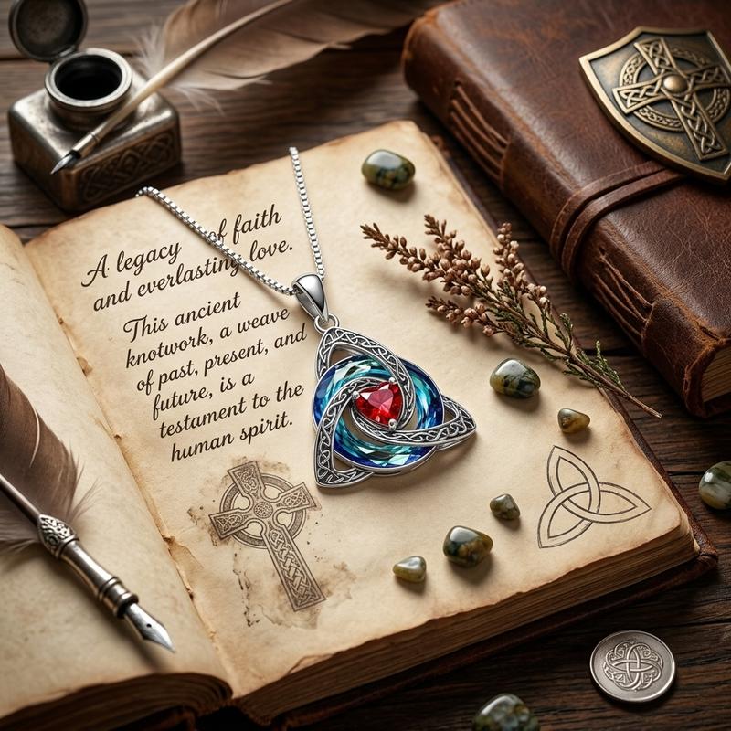The pendant on an open book