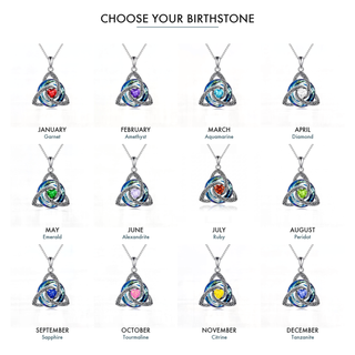 Choose your birthstone — twelve months