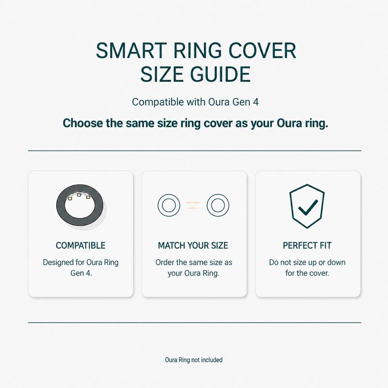 Smart Ring Cover size guide