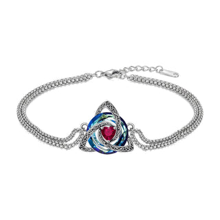 July · Ruby witch knot birthstone bracelet