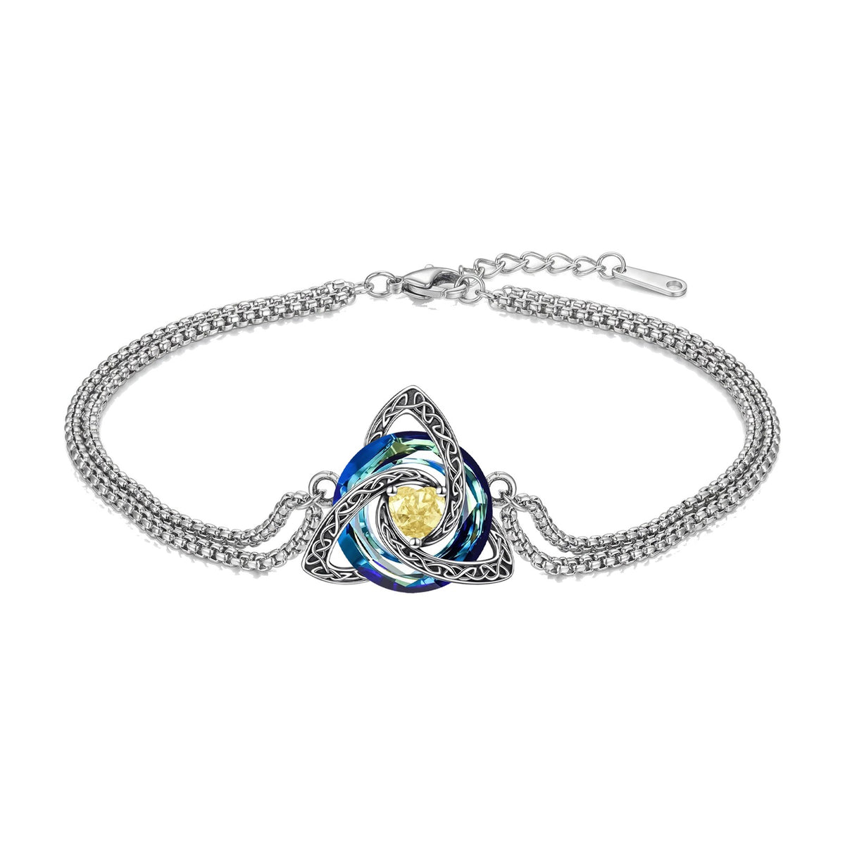 November · Citrine witch knot birthstone bracelet