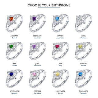 Choose your birthstone — twelve months