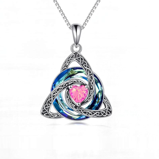 October · Tourmaline witch knot pendant