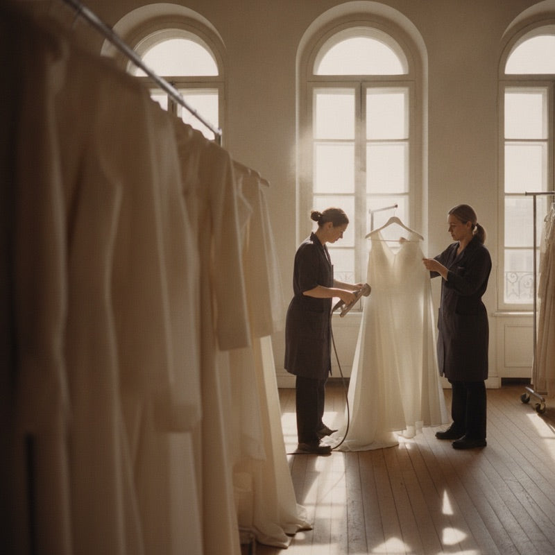 Backstage, where perfume is not allowed