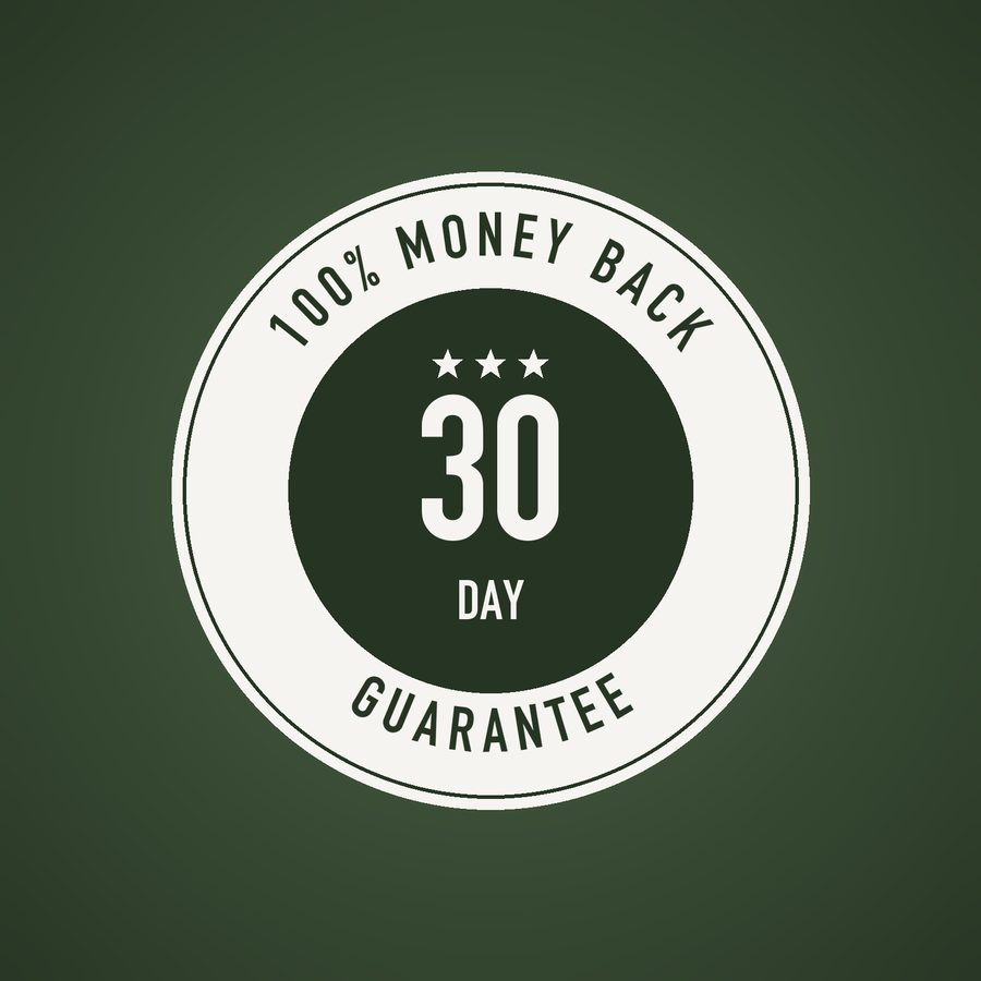 30-day money back guarantee