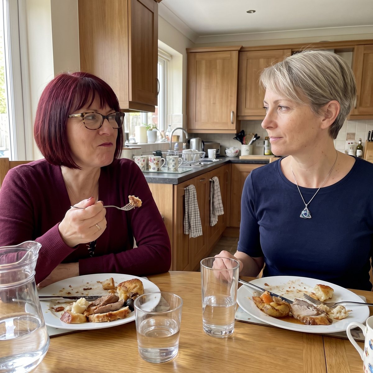 A remark at Sunday lunch that no longer lands